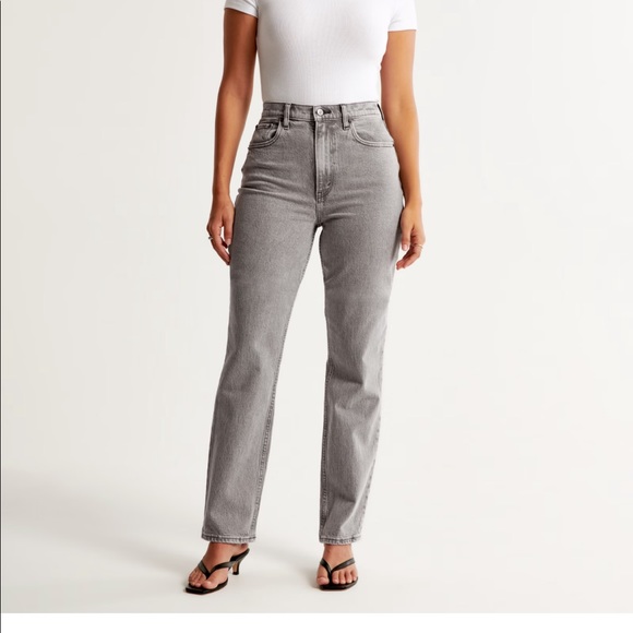 ABERCROMBIE  90S STRAIGHT-LEG JEANS - Picture 1 of 4
